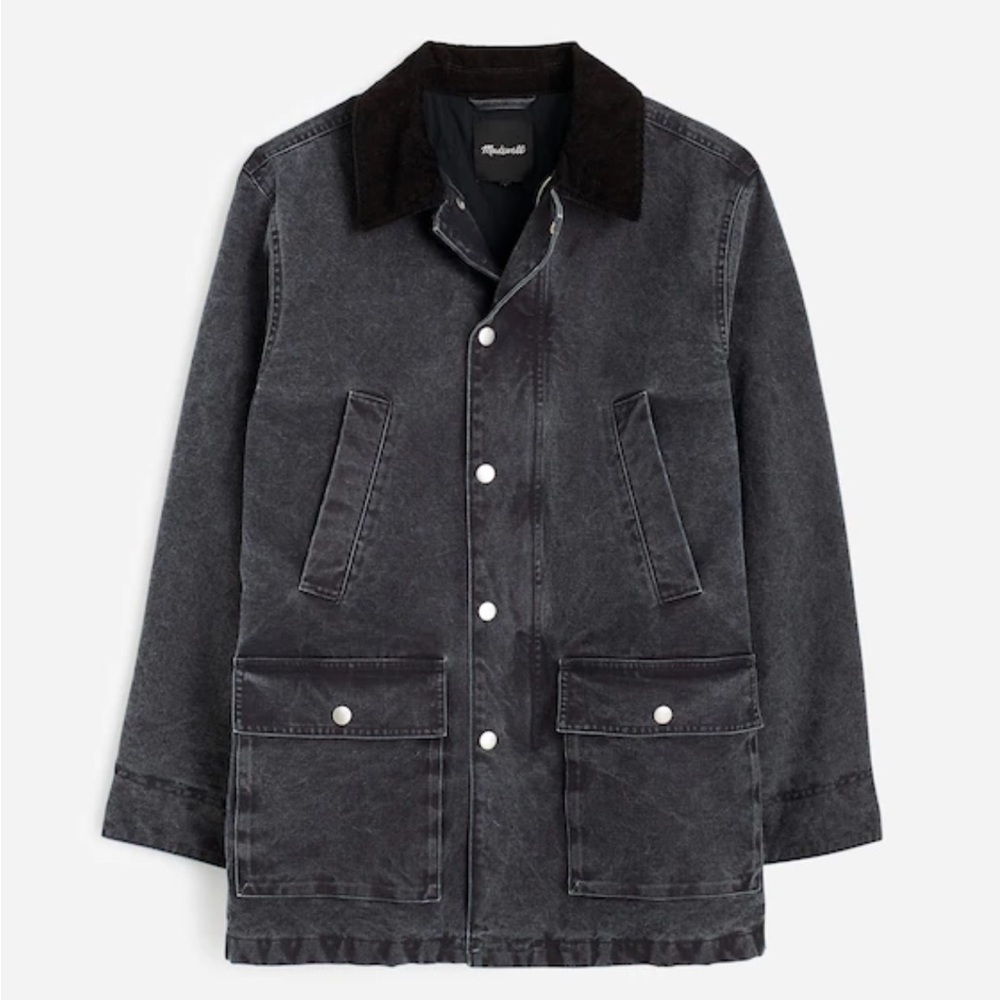 Madewell Dark Gray Military Jacket